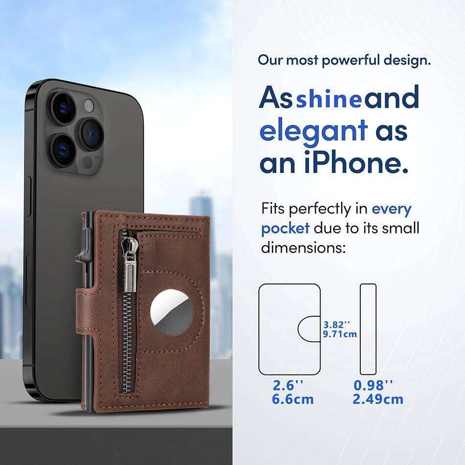 Anti Theft Credit Card Holder Airatg Men Wallet Bank Cardholder Case Rfid Minimalist Wallets for Airtag Air Tag Tracker Choice