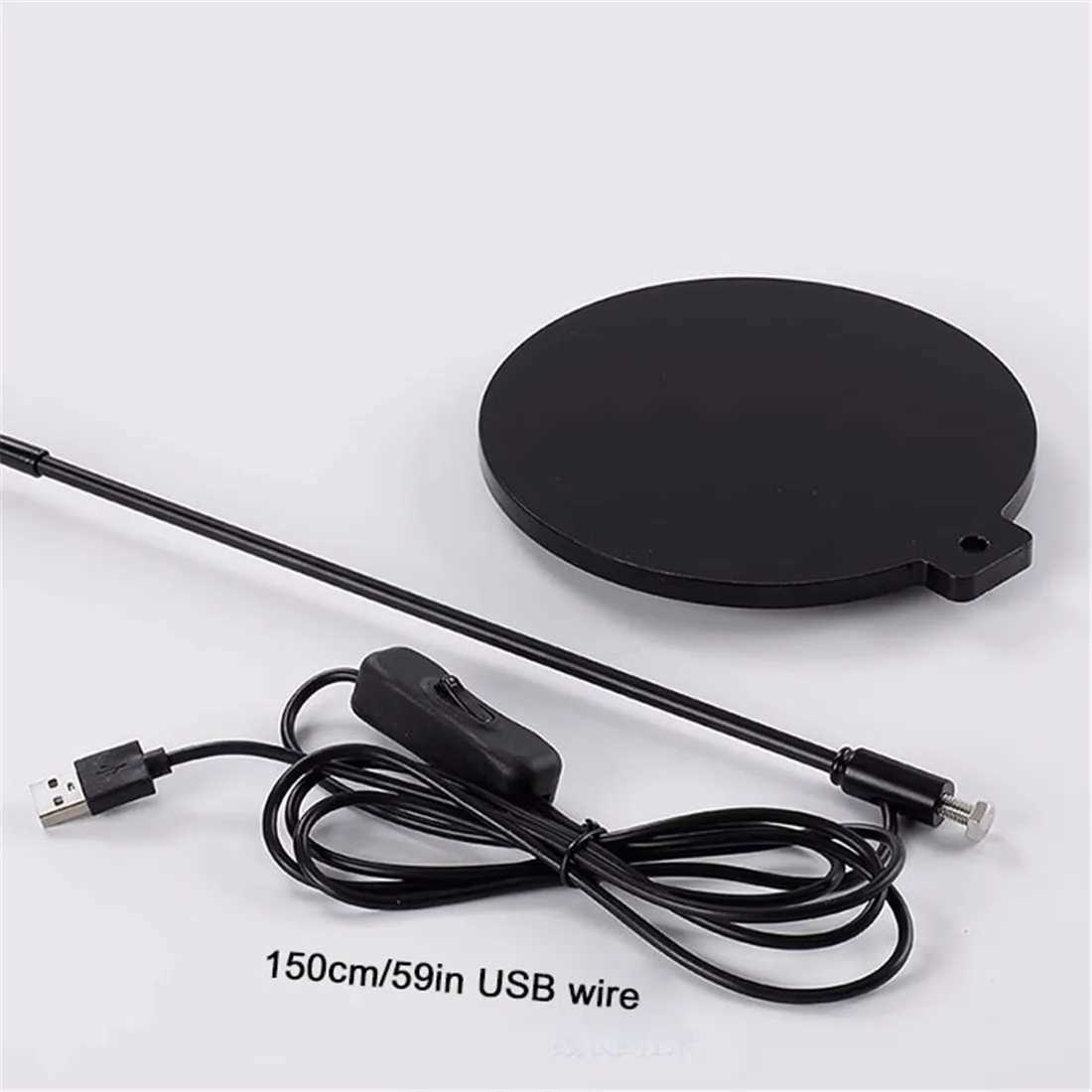 USB Grow Light for Indoor Plants LED Plant Lamp with Stand Flexible Gooseneck Height Adjustable Sun Growing LampXJ250526