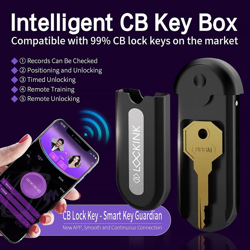 Chiave Di CastitÃ Intelligente Sicuro Per Gli Uomini Assresina Lockbox Con Cont…