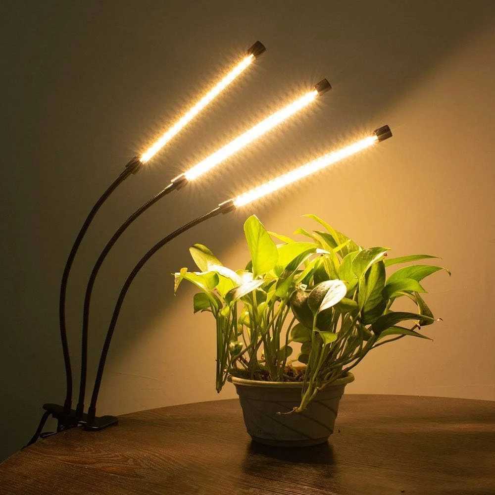 LED USB Grow Light Phytolamp for Plants with Control Full Spectrum 3000K Fitolamp Lights Home Flower Seedling Clip Phyto LampXJ250526