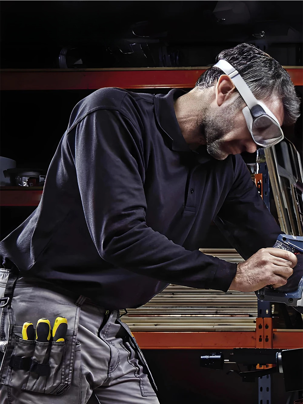 Summer Long Sleeve Performance Quick Drying Polos T-shirts Mens Office Shirt Golf Team Work Shirts Jersey Casual Tops