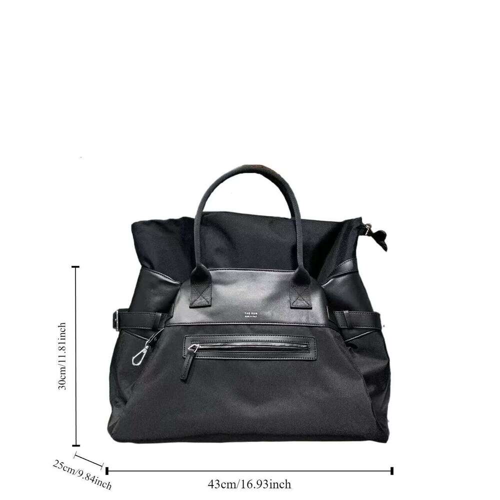 Women's Bags Designer Nylon Splicing PU Large Capacity Commuting Bag, Fashionable Briefcase Handbag, Travel Bag