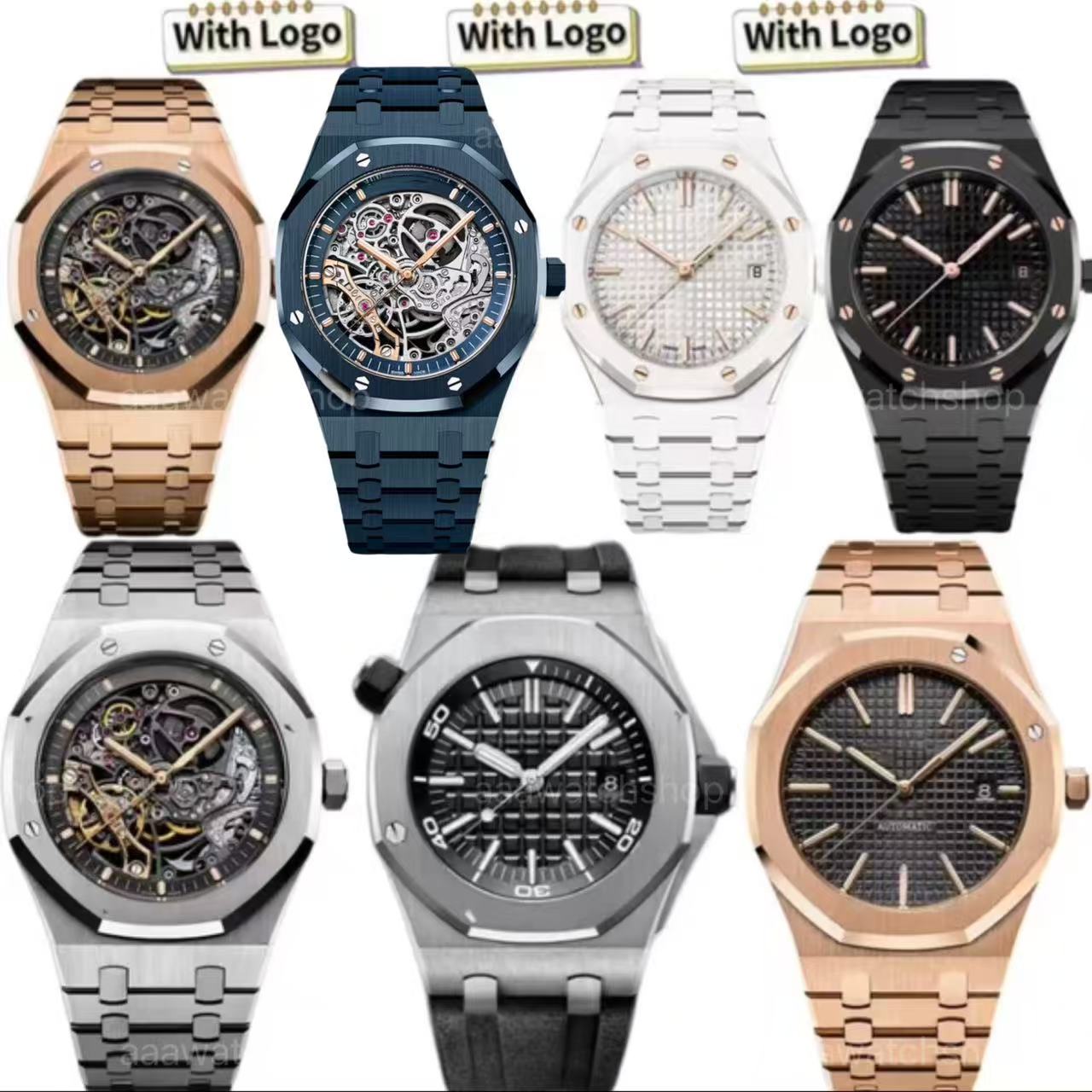 Automatic watches men skeleton dial designer watch mens automatic movement Wristwatches with new red/green dial waterproof high quality reloj orologio montre