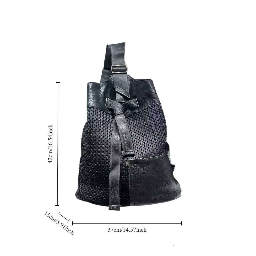 Women's Bags Designer Ladies' Fashionable Nylon Ed Fabric Backpack With Large Capacity Splicing Casual Shoulder Bag