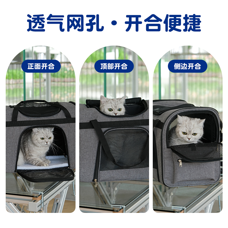 Portable Hard Shell Pet Transporter Backback Ideal For Cars/Airplanes w/ Easy Folding Feature Foldable Breathable COLLAPSIBLE PET BAG FOR EASY STORAGE