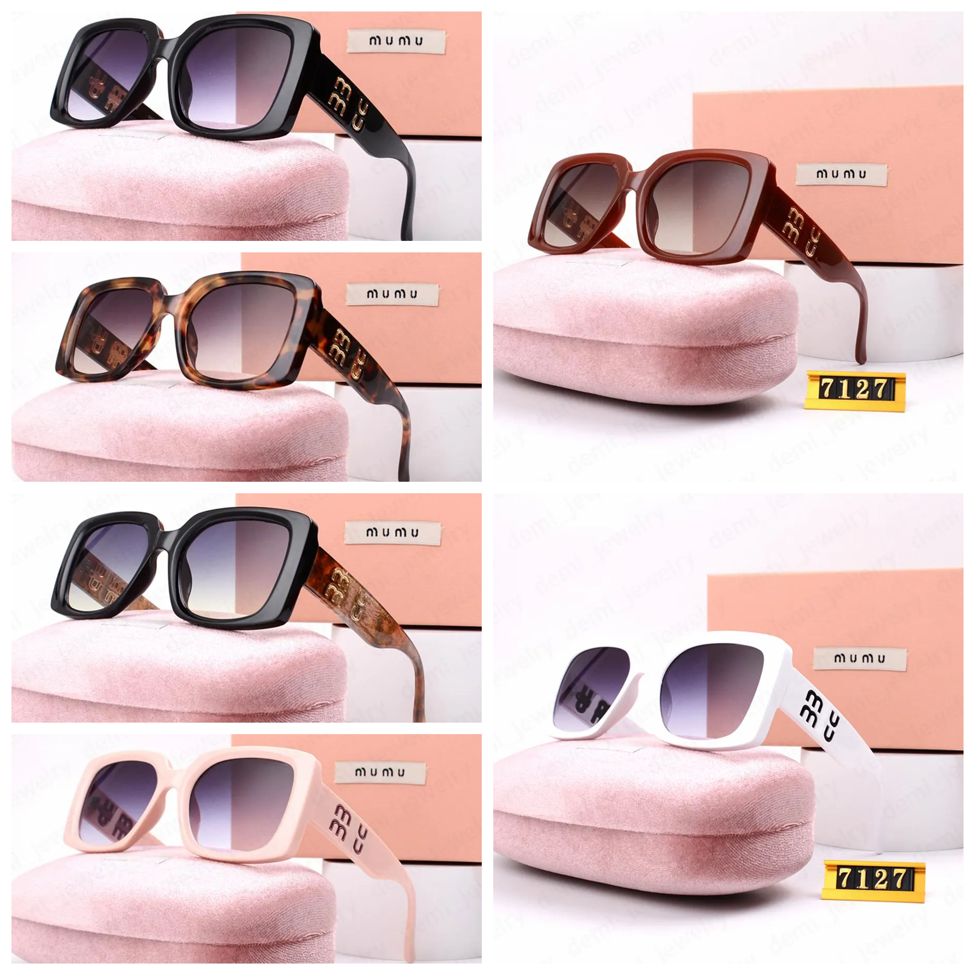Oversized Designer Sunglasses for Women Men Sunglass Polarized Glasses Goggle Adumbral Vintage Eyeglasses Outdoor UV400 56f0