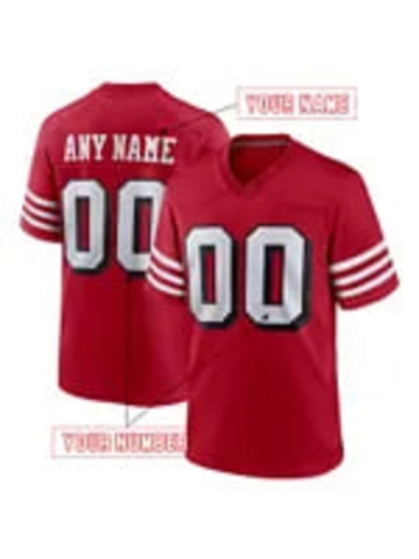 Custom Football 2025 Rivalries Jerseys Brock Purdy George Kittle Fred Warner Christian McCaffrey Mac Jones Deommodore Lenoir