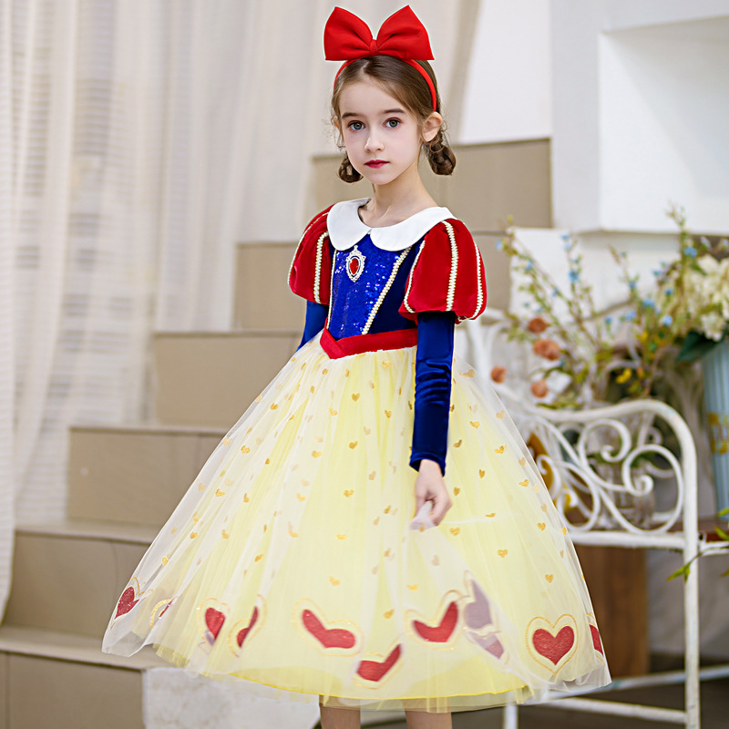 DISNEY toddler designer dress baby clothes designer designer clothes girl baby Elsa princess dress Little girl's skirt dress comfortable and soft