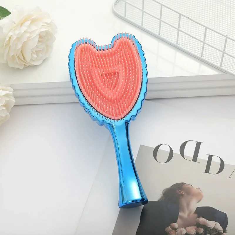 Creative Fashion Hairdressing Comb Angel Wings Simple Solid Color Makeup Tool Womens Home Bedroom Comb R250526