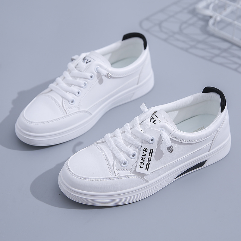 Ddmytiger Ddmytiger White Spring Autumn Women S Korean Edition Ins Low Top For Breathable Thick Bottom Casual Single Shoes D Outdoor Outdoor Shoes
