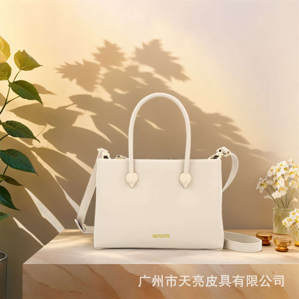 Women's Bags Designer Double Handle Tote For Women New Handbag Shoulder Leather Crossbody Bag Stylish Design Same Style