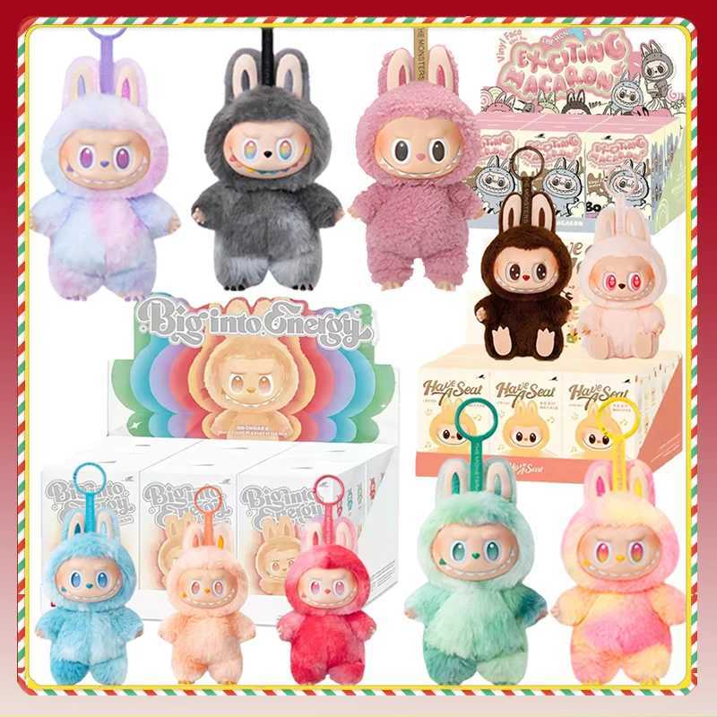 Blind Box Labubu Heartbeat Macaron Enamel The Monsters Face Pvc Figurine Tabletop Ornament Kawaii Doll Kid Birthday GiftXJ24555