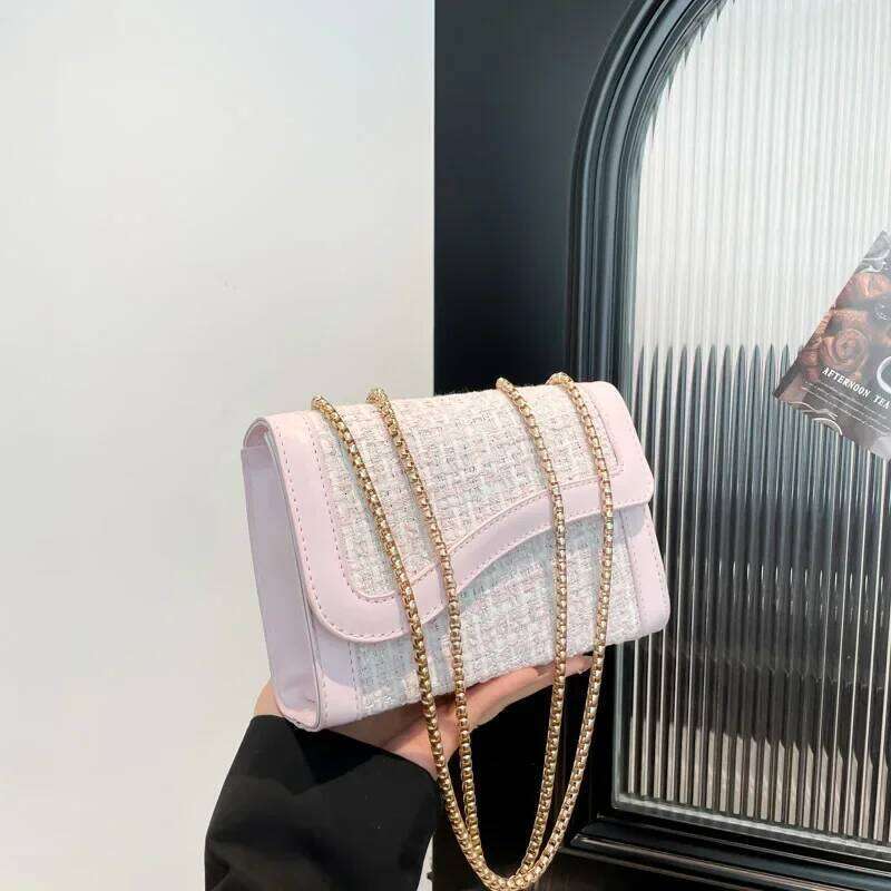 2025 Crossbody Spring New Personality Leisure One Simple Retro Women Gorgeous Fashion Chain Shoulder Bag