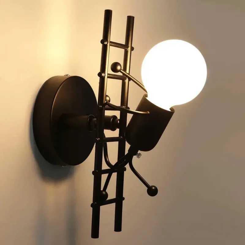Cartoon Wall Lamp LED Indoor Aisle Lighting Lamp Modern Living Room Bedroom Bedside Childrens Room Living Room Decoration LampsXJ250526