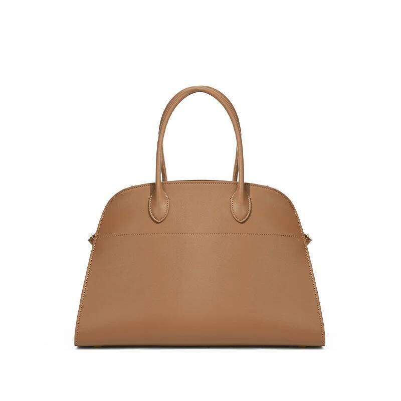 Margaux deerskin Maillard high frosted cowhide handbag for women Genuine leather grade large capacity suede tote bag