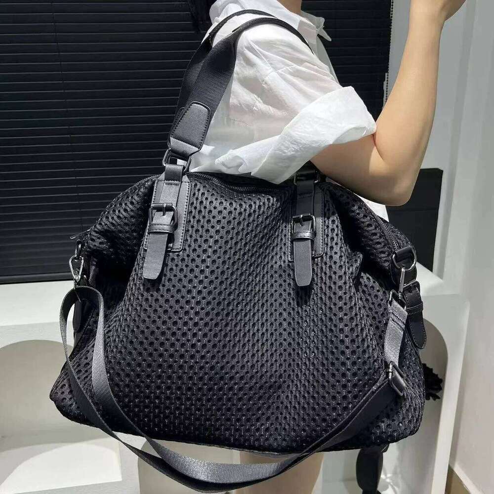 Women's Bags Designer Women's Travel Simple Leisure Vacation Large Waterproof Nylon Mesh Shoulder Messenger Bag