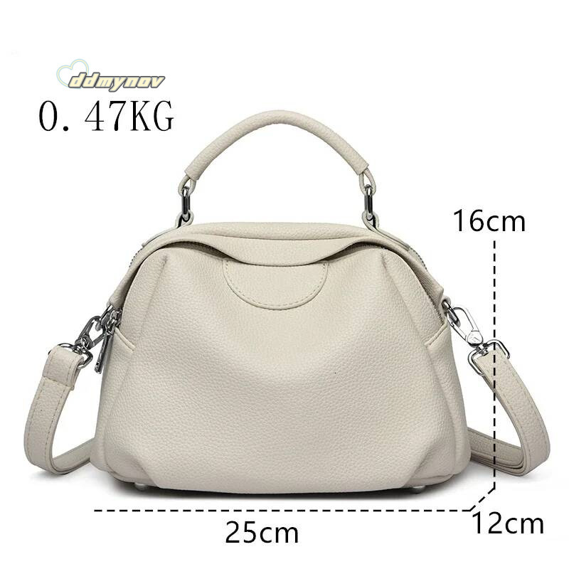High Quality Soft Leather Tote Fashion Women Shoulder Messenger Large Capacity Wear-resistant Bag Handbag Sac ddmynov