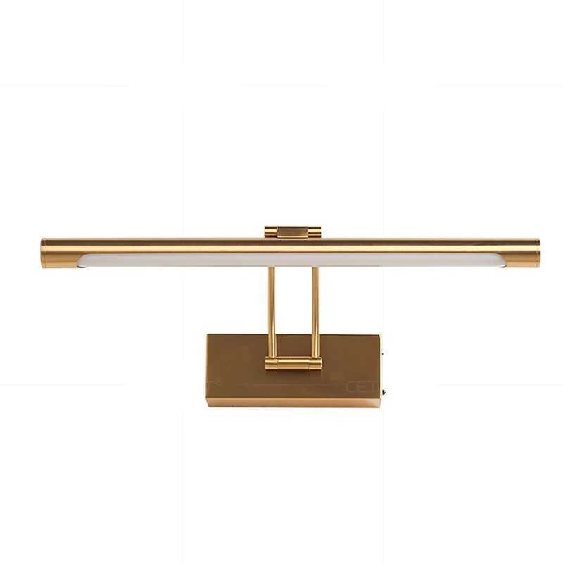 Rechargeable LED Wall Light Mirror Front Light Remote Control Black Gold Makeup Room Washbench Home Interior Decoration FixturesXJ250526