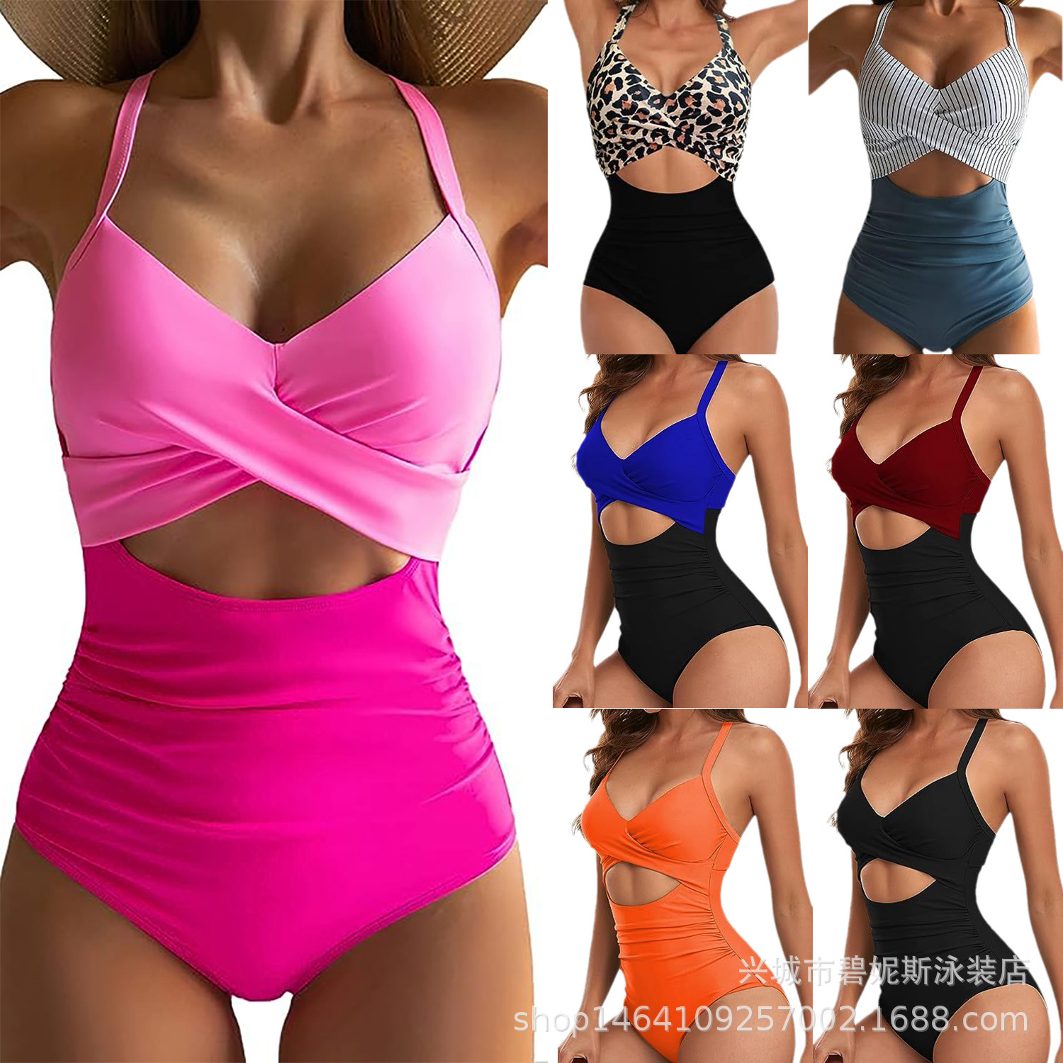 Outdoor Fashion Trend Beach Free Shipping 2025 New Designer's Sexy Hollow Out Women's Swimsuit Backless Tight Bikini