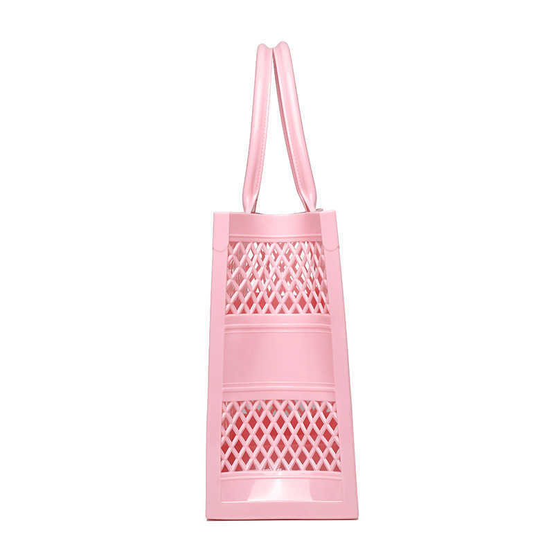 Pvc Jelly Bag Summer Womens Bag Large Capacity Tote Basket Diy Vegetable Basket Beach Bag
