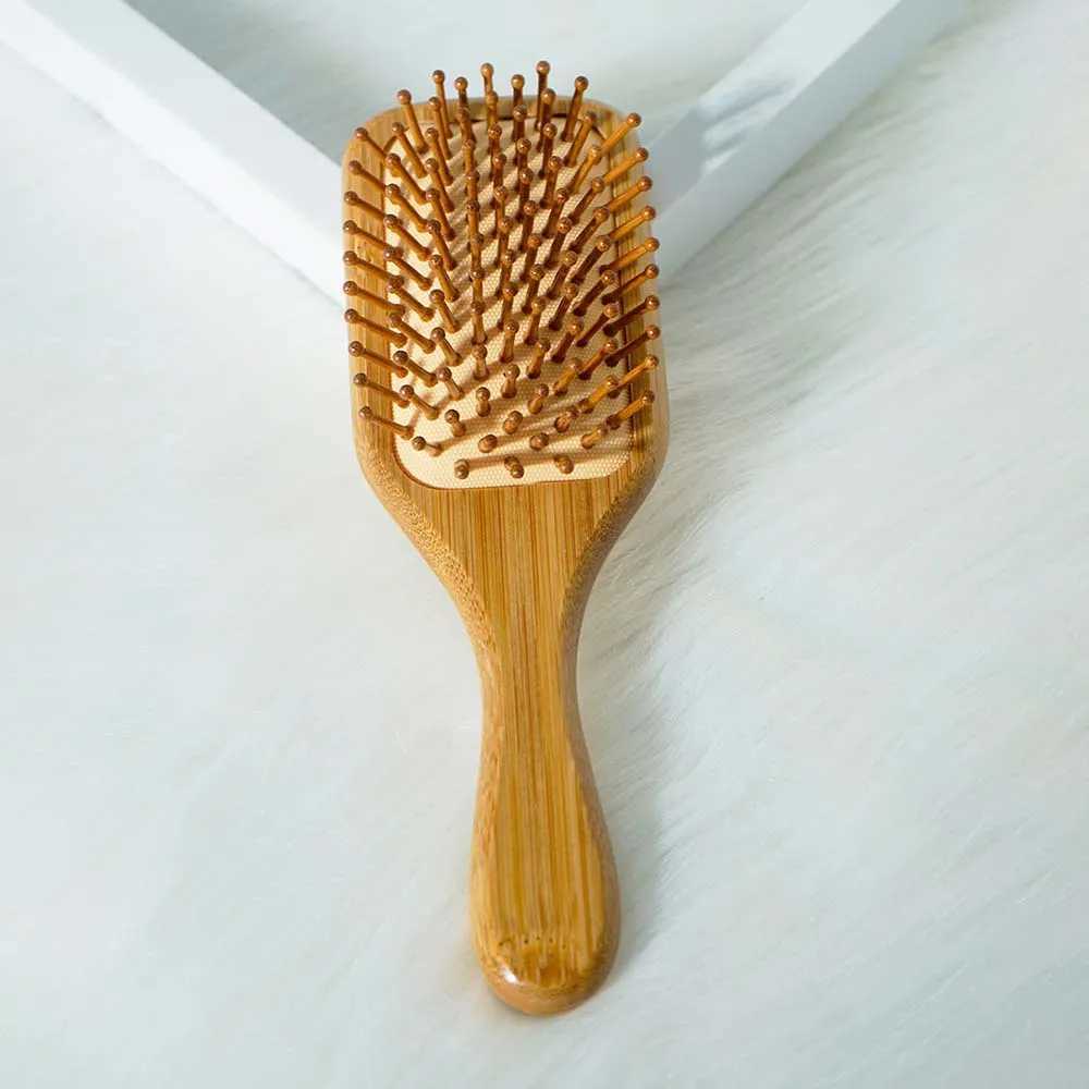 Personalized Wooden Hair Brush With 24 Patterns Engraved Massage Brush Anti-tangle Hair Styling Comb Mothers Day Custom Gift R250526