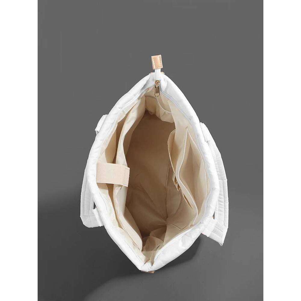 Women's Bags Designer Lightweight Puffy Tote For Women Designer Quilted Shoulder Handbags And Pursues Daily Female Laptop Bag