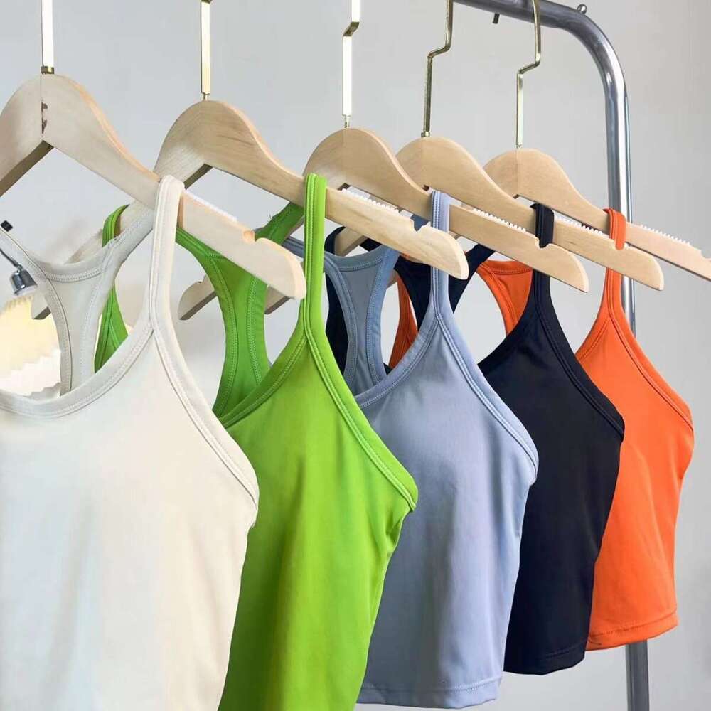 Yoga vest women's new shock-absorbing gathering shaping fixed cup, running, wearing training, fitness, beautiful back sports bra