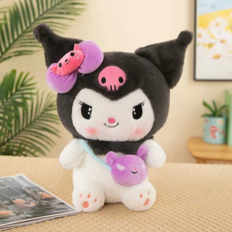 40/50cm Sanrio Kuromi My Melody Cinnamoroll Plush Dolls kawaii Soft Stuffed Pillow Anime Figure Cartoon Decor Kids Toys Giftsw250526
