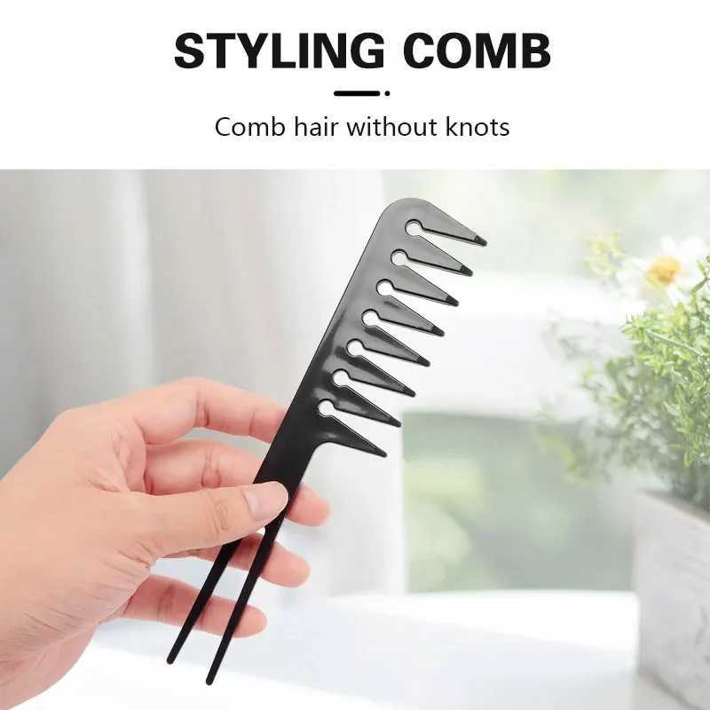 10Pcs Hair Comb Hairdresser Brush Black Plastic Hairbrush Hair Styling Tail Comb Mini Salon Hair Tools R250526