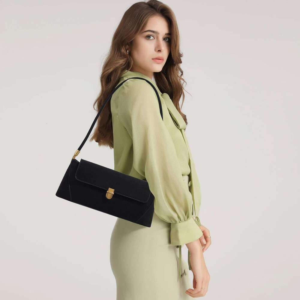 Women's Bags Designer Premium Sense Flannelette Single Shoulder Crossbody Underarm Women's Fashion Baguette Bag