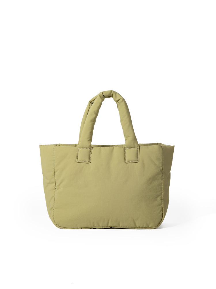 New Autumn And Winter Japanese And Korean Niche Ins Lightweight Nylon Cotton Handbag For Women Simple Casual Large Capacity Tote Bag