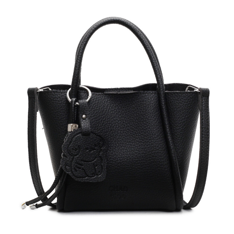 New Korean Style Handheld Basket for Women, Niche Versatile Soft Leather Crossbody Bag, Daily Commuter Simple Shoulder Bag