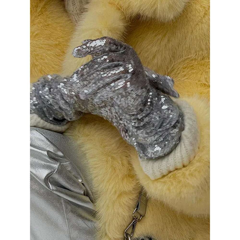 Fluffy Imitation Fox Fur Coats Women Elegant Mid-Length Lapel Long Sleeve Female Warm Coat 2024 Winter Soft Thicken Lady Outwear