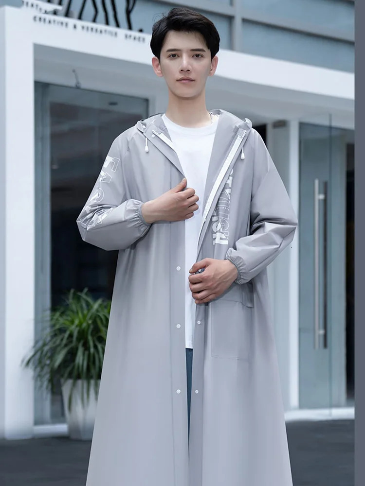 Raincoat Mens Full Body Rainstorm Proof Long Raincoat Exclusive One-Piece Poncho For Adult Students 250520