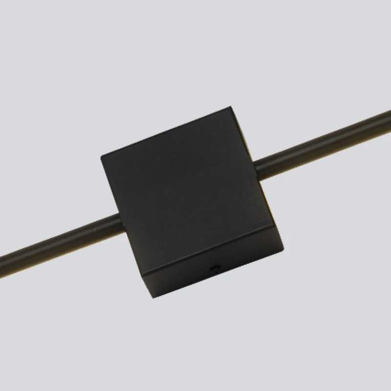 Wall Mounted Lighting Modern Minimalist Black Wall Lamp l-Shaped Aluminum Frame for Living Room Bedroom Hallway Home DecorXJ250526