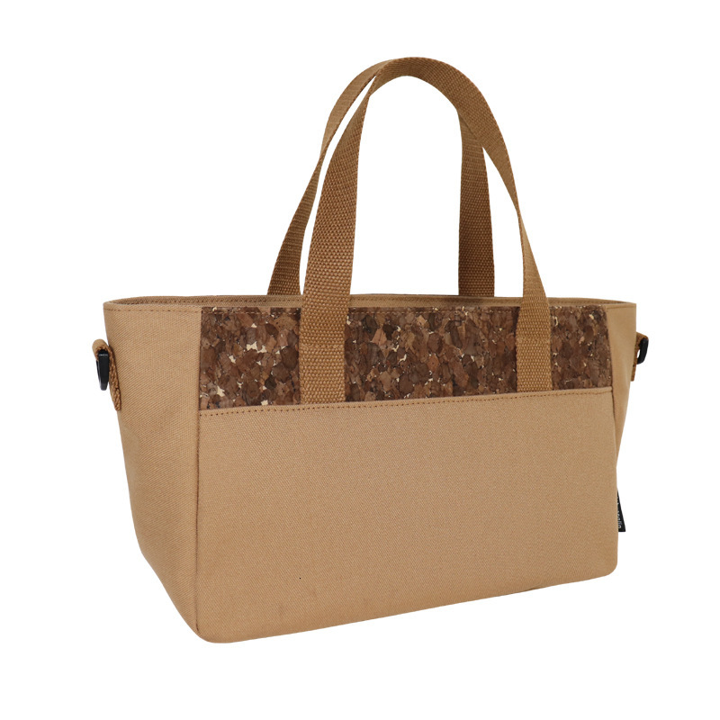 Brand Quality New Style Fashionable new cork handbag grounds fiber environmentally friendly fabric single shoulder crossbody bag New Free Delivery Des