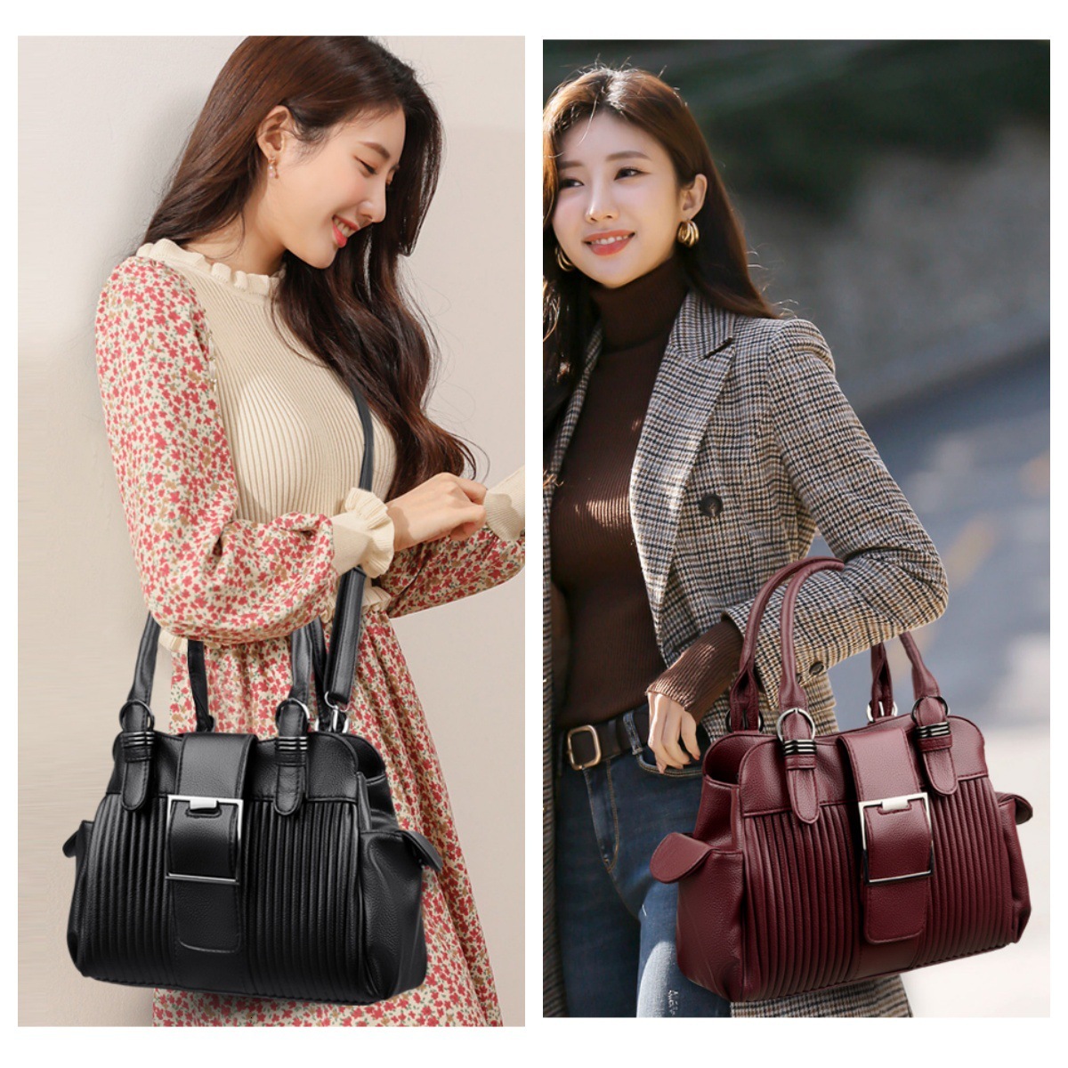 Designer Women's Shoulder Bag New 2025 Trendy Tote Handbag Fashion Middle Aged Mom Crossbody Bag Large Travel Bag Free Shipping