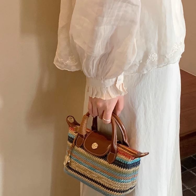 Tote Bag Designer Style Fashion Shoulder Bag For Holiday Stroll Crossbody Summer Mini Tote Woven Bag Handbag Handbag