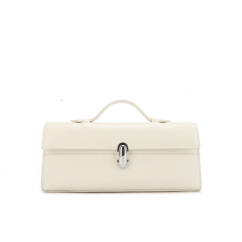 Women's Bags Designer Italian New Luxury Long Handbag Slim Niche Design Genuine Leather Women's Small Square Bag