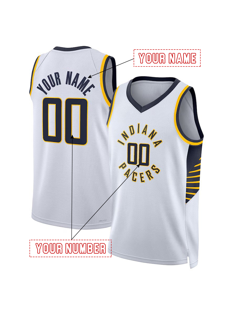 Haliburton Custom jerseys Bruce Brown Tyrese Kendall Brown Isaiah Jackson Andrew Nembhard T.J. McConnell Any Name Any Number stitched