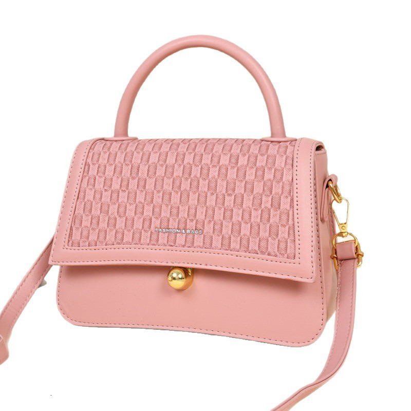 Brand Quality Style 2025 new minimalist hand-held small square for women's casual commuting style wide shoulder strap crossbody bag Free Delivery