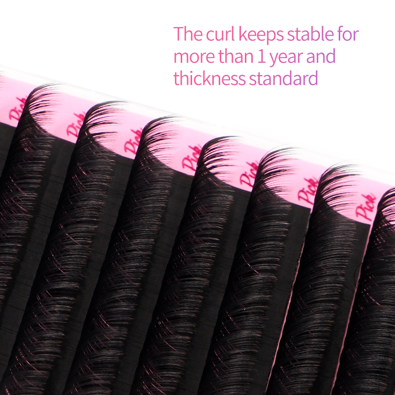 Veyes Inc Matte Black Silk Eyelash Extensions - Variety of Curls (JBLCD) with Sizes from 0.03-0.20 mm | Mix & Match by Length