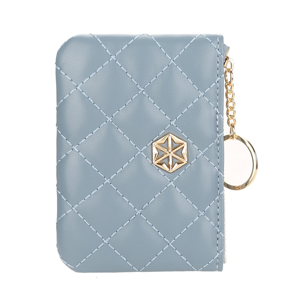New Fashion Korean Embossed Checkered Zipper Key Bag Fashion Mini Wallet Women fashion fashion s Designer Fashion Men s Key Bag Women s Handbag