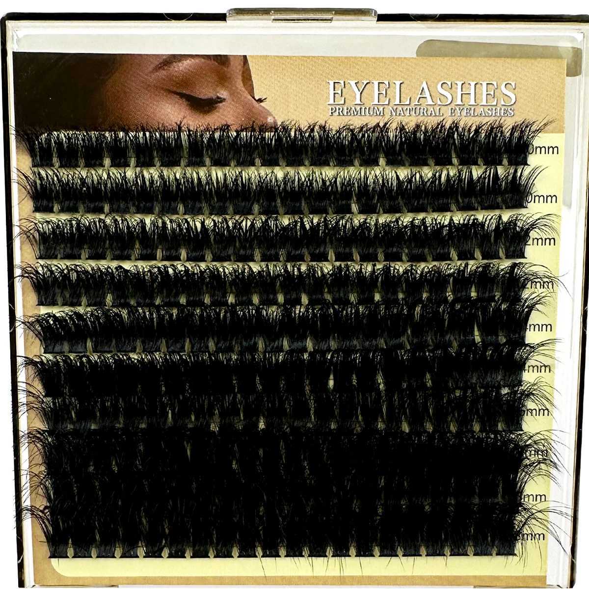 Fluffy Thick Lash Clusters DIY Eyelash Extension Mix 10-18mm Lash Clusters 30D-100D Wispy Individual Eyelash Extensions Clusters z250526WES8
