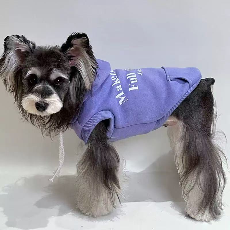T00311Dog clothes pet Tang suit vest autumn and winter comfortable anti-hair loss small dog schnauzer cat clothes