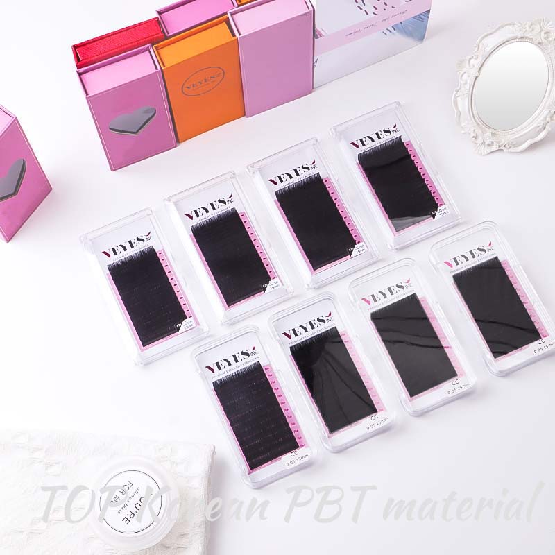 VEYES Handmade Russian Volume Lash Extensions Individual Eyelash Extension with Free Design Private Label Cashmere