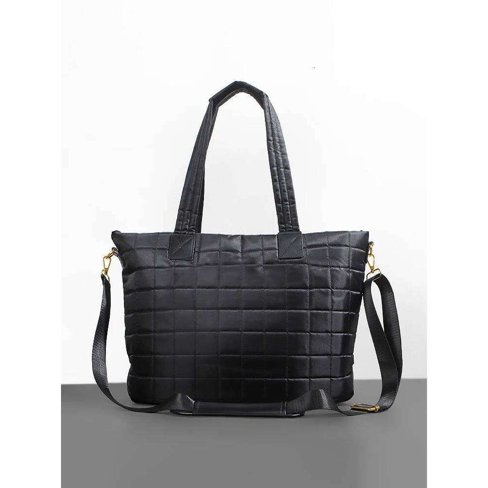 Women's Bags Designer Lightweight Puffy Tote For Women Designer Quilted Shoulder Handbags And Pursues Daily Female Laptop Bag