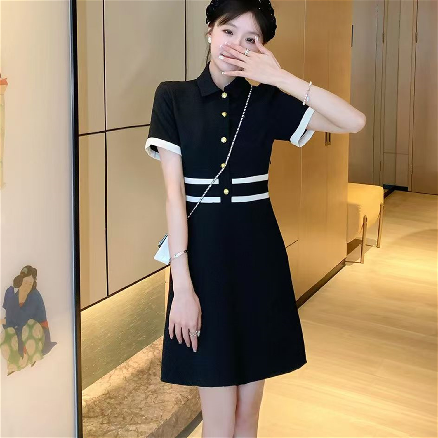 Fashion Casual Dress Street Dresses Letter Pattern Loose Dress Spring Summer Woman Lady Club Vestidos Evening Sundress Blouse Clothing Big size M-4XL