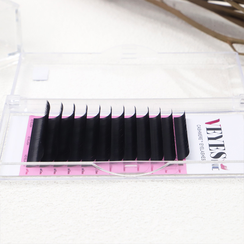 VEYES Premium Soft Individual Volume Lash Trays c d Cashmere Eyelash Extension Supplier 002 Cashmere Supplies Wholesale