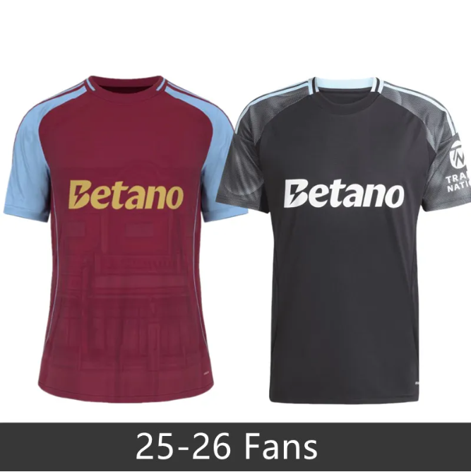 25 26 150th 150 year anniversary McGINN Tielemans Onana kids kit Aston 2025 Villa Soccer Jerseys 25 26 Jerseys Football BAILEY MCGINN Away Fans MenCamisetas Futbol